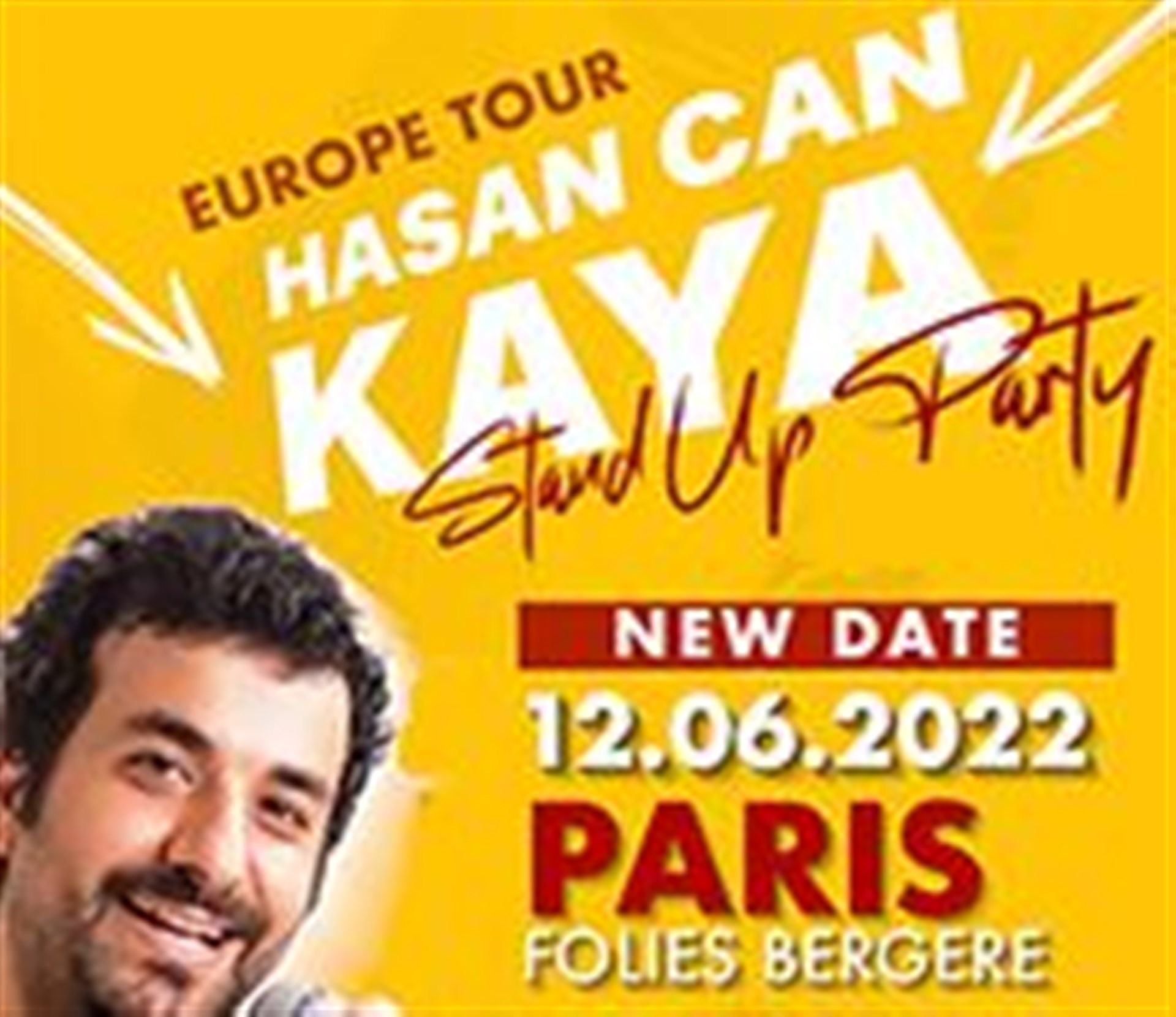 Portrait de Europe tour 2022 of Hasan Can Kaya : Stand